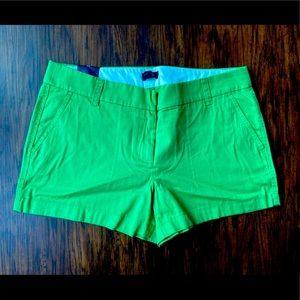 J Crew green shorts